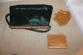 Vintage Koret satin handbag
