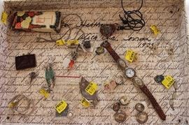 Box lot of jewelry, some sterling pieces
