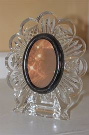 Waterford crystal picture frame, small, 5 1/4" H,  4 1/2" W
