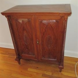 STUNNING BIEDERMEIER SECRETARY DESK BURL MAPLE