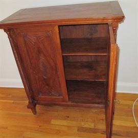 STUNNING BIEDERMEIER SECRETARY DESK BURL MAPLE