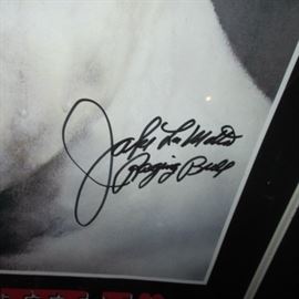 RAGING BULL SIGNED BY JAKE LOMATTA (POSTER)