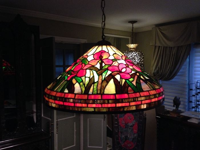 Stained Glass Chandelier
