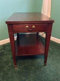 Antique side table. Great restoration project. Get yo chalk paint and come on! 