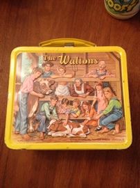 The Waltons lunch box and thermos. Good condition. Comes with ziplock half eaten sandwich.