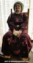 Native American Bisque doll with jewelry