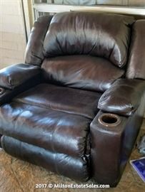 Recliner with Cup Holders