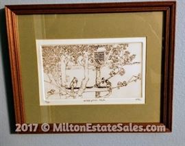 Vtg Joni Eareckson Tada Print Numbered