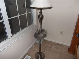 Brushed Nickel floor lamp