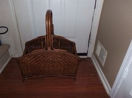 Large rattan basket