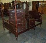4pc Mahogonay Bedroom Set
