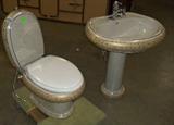 Group Ceramica Cleopatra Toilet & Sink