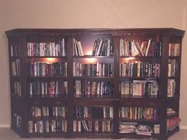 5 piece Haverty's lighted bookcase w/3-drawers---$700 / OBO - SOLD