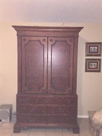 Hooker - Seven Seas Amoire / Entertainment Center with (JVC TV),  (Sony 5 dics CD/DVD receiver--- w/Surround Sound -  5 speakers, sub woofer), (Sony Hi-Fi Stereo video cassette recorder),  -----$200 for all  / OBO