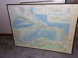 Old maps, lots of Caribbean as well
