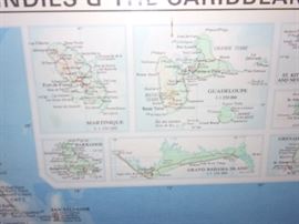 Old maps, lots of Caribbean as well