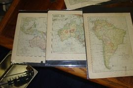Old maps, lots of Caribbean as well