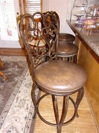 Swivel 3 matching bar stools