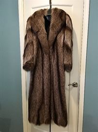 Raccoon Full Length Fur
