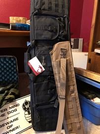 Gun cases, holsters, sheaths 