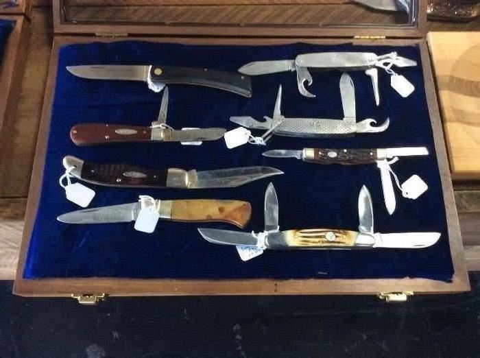 WR Case, Buck, Schrade, Colonial, Prov. Cutlery Co., and more POCKETKNIVES