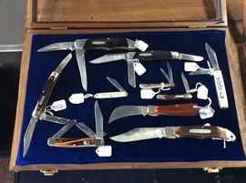 WR Case, Buck, Schrade, Colonial, Prov. Cutlery Co., and more POCKETKNIVES