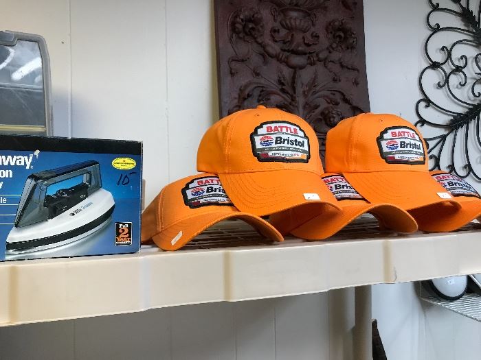 Battle of Bristol Hats, Iron, many other garage items