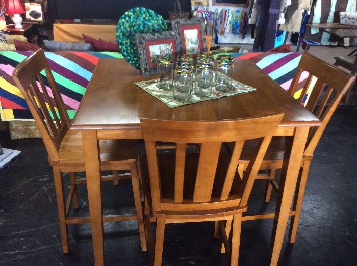 High Top Table w/ 4 Chairs