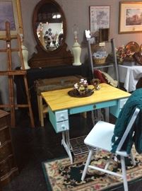 Singer Sewing Machine Desk, customized by Steve Maples 