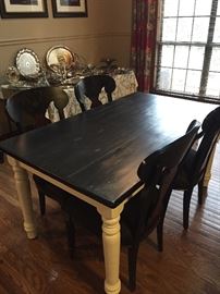 Antique farm table found in an old barn in Mississippi 