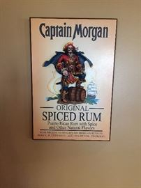 Captain Morgan plaque