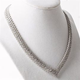 Gold and Diamond Necklace