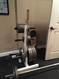 Weights w/ Stand and Bar   $250.00 