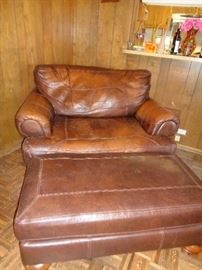 Oversize Leather Chair