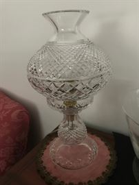 Signed Waterford lamp