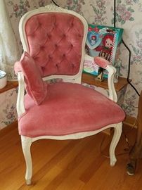 French Provincial white chair