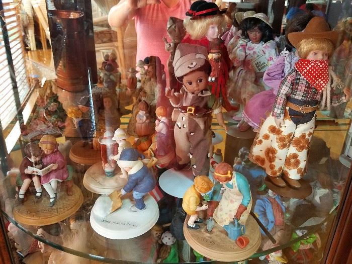 Collectible figurines and dolls