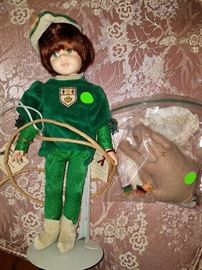 Peter Pan doll and Nana