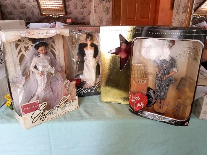 Erica Kane, Lucy and Scarlet O'hara Barbie dolls