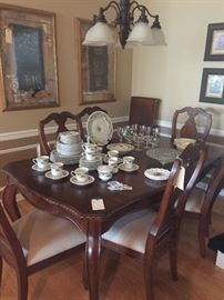 Mikasa china and stemware