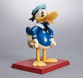 Image of the collectible
View more details
View more details
View more details
View more details
View more details
View more details
AUCTIONED BY
View more details
CompleteSet

Sold on Consignment

Money-Back Guarantee 

CompleteSet Money-Back Guarantee
If the seller does not ship the item, or if the item arrives and is not as described, you have 3 days to notify us of the issue. Your money is safely held in Escrow and you will receive a full refund if you qualify.
AUCTION
Current Bid: $1.99
Donald Duck Nutcracker
You have not bid on this listing

Place Bid

3

visibility
Watch this item

Ending Dec 22, 8:17 pm
SHIPPING ESTIMATE
key eligible
Shipping is Free for you!

DESCRIPTION
Offered is a wooden Donald Ducks Nutcracker by Midwest of Cannon Falls from 1996. The left arm is broken off and the legs are broken so that the body easily comes off the base. This item is sold -as-is. Please see the photos for more details.