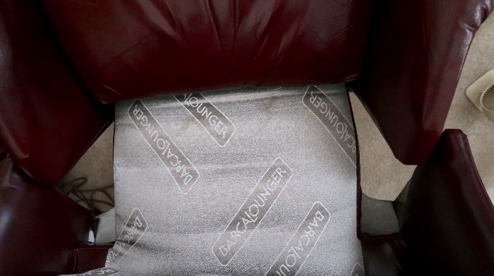 Inside Label of Recliner - Excellent Condition