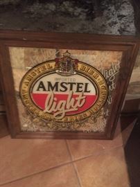 Amstel light beer sign $30