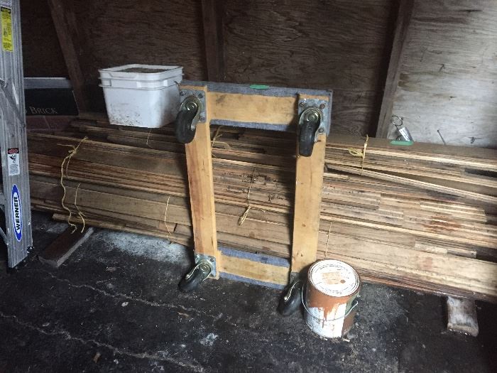 Oak wood flooring $50.00 takes it all