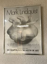 MARK LINDQUIST SIGNED POSTER