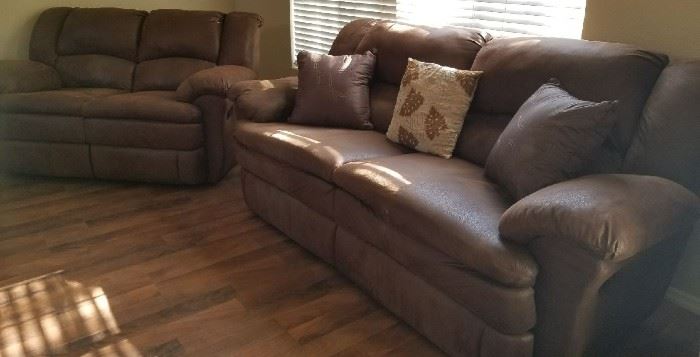 Sofa and Loveseat