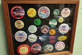 pinback buttons - Miss Madison, Squire Shop, Miss Budweiser...MANY more!