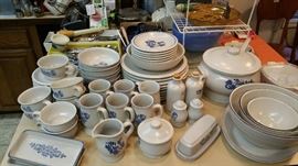 Phaltzgraff  'Yorktowne' - will be sold as a set with unusual serving pieces