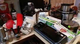 Foodsaver with bags - crock pots - coffeemaker - popcorn popper - toaster - waffle maker - MORE