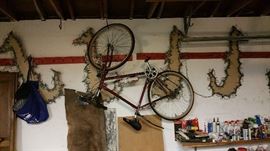 men's bike - Mongoose - and the one of a kind Seahorse christmas decor - 5 in all!